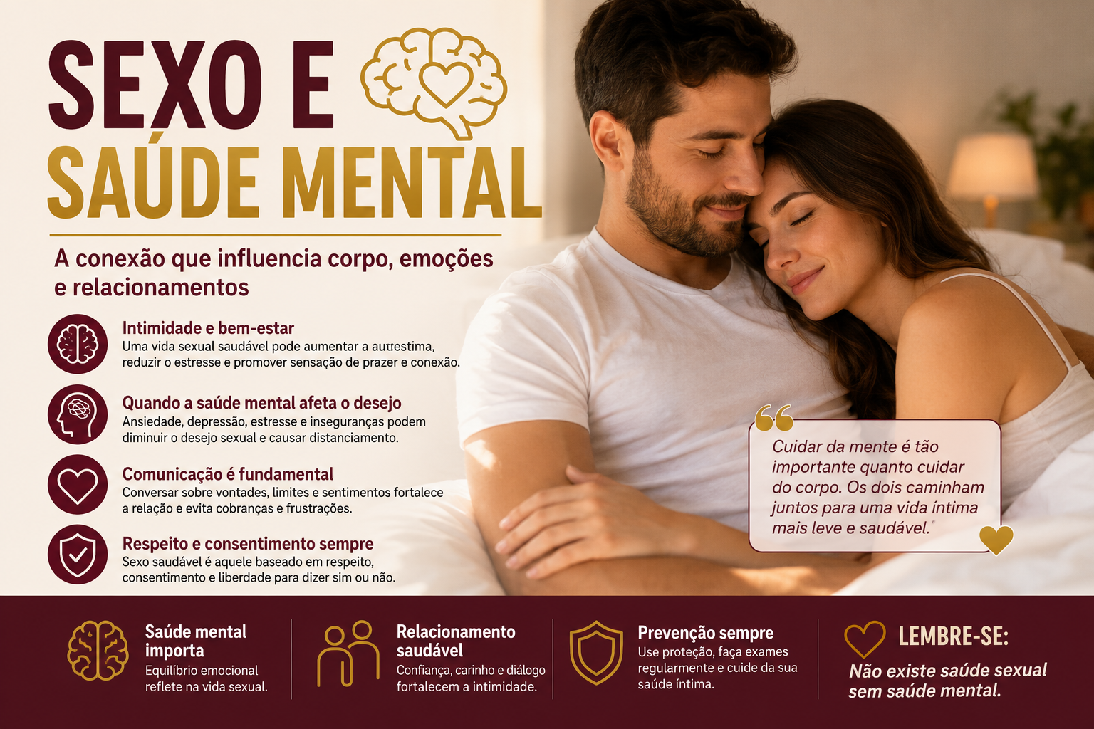 Sexo e Saúde Mental: Como a Intimidade Pode Afetar Emoções, Relacionamentos e Bem-Estar