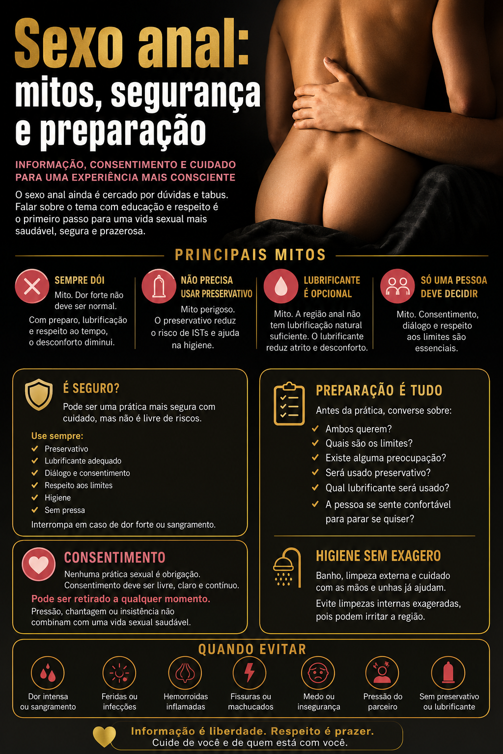 Sexo anal: mitos, segurança e preparação para uma experiência mais consciente